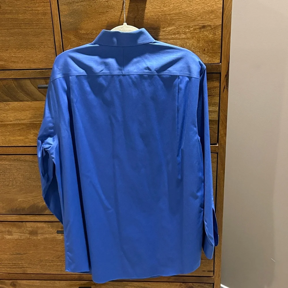 Jos. A. Banks Classic Blue Dress Shirt - Picture 3 of 4